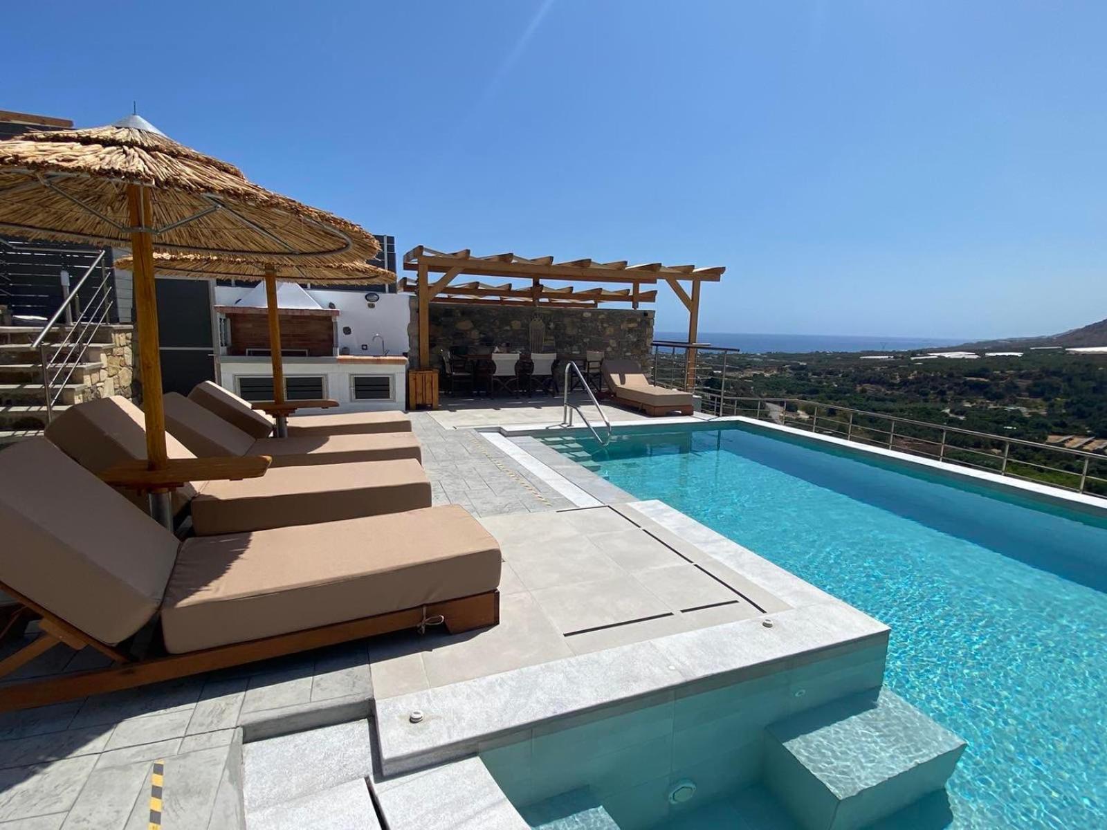 Mediterranean View Villa Makrýgialos Exteriör bild