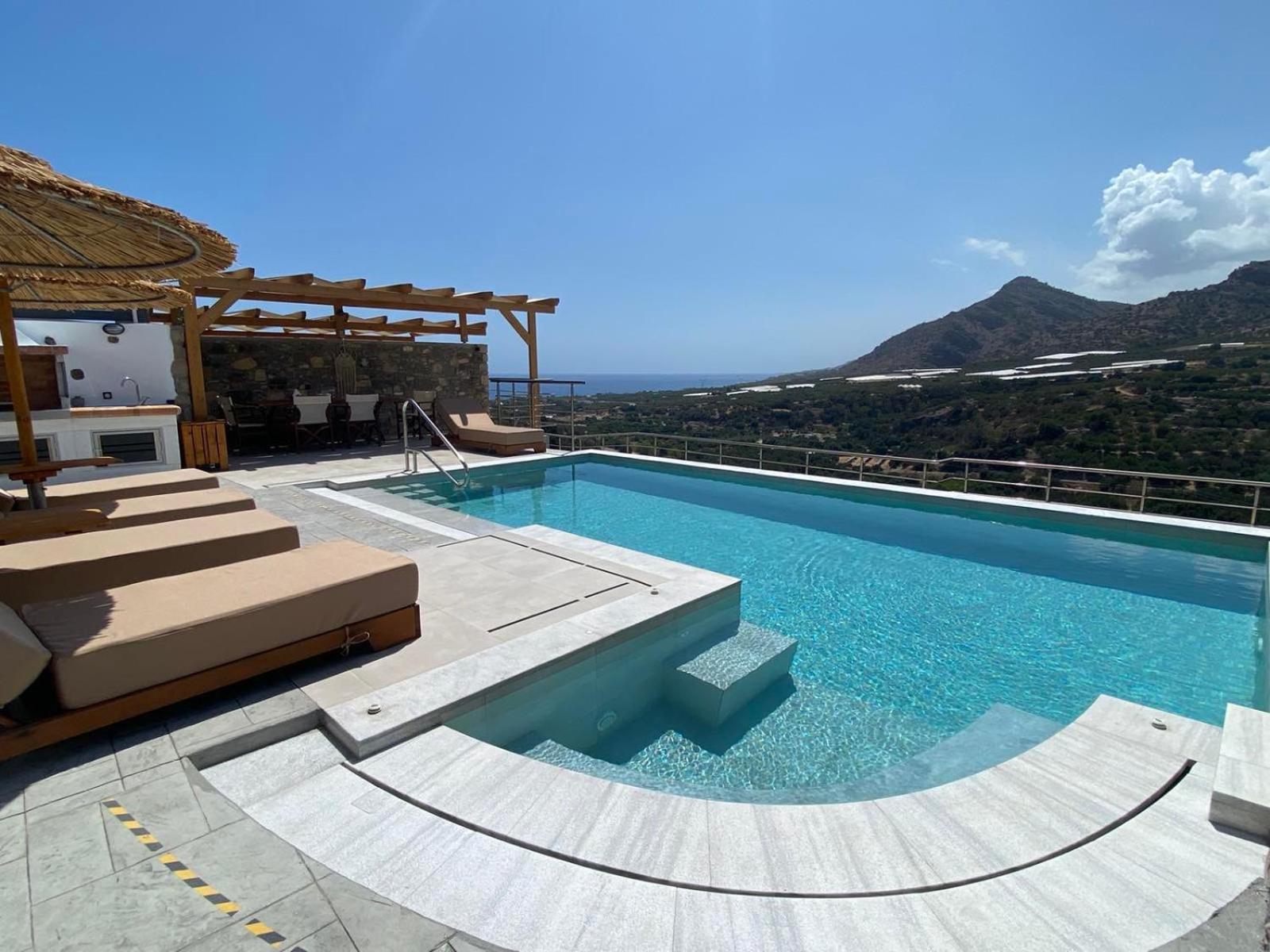Mediterranean View Villa Makrýgialos Exteriör bild