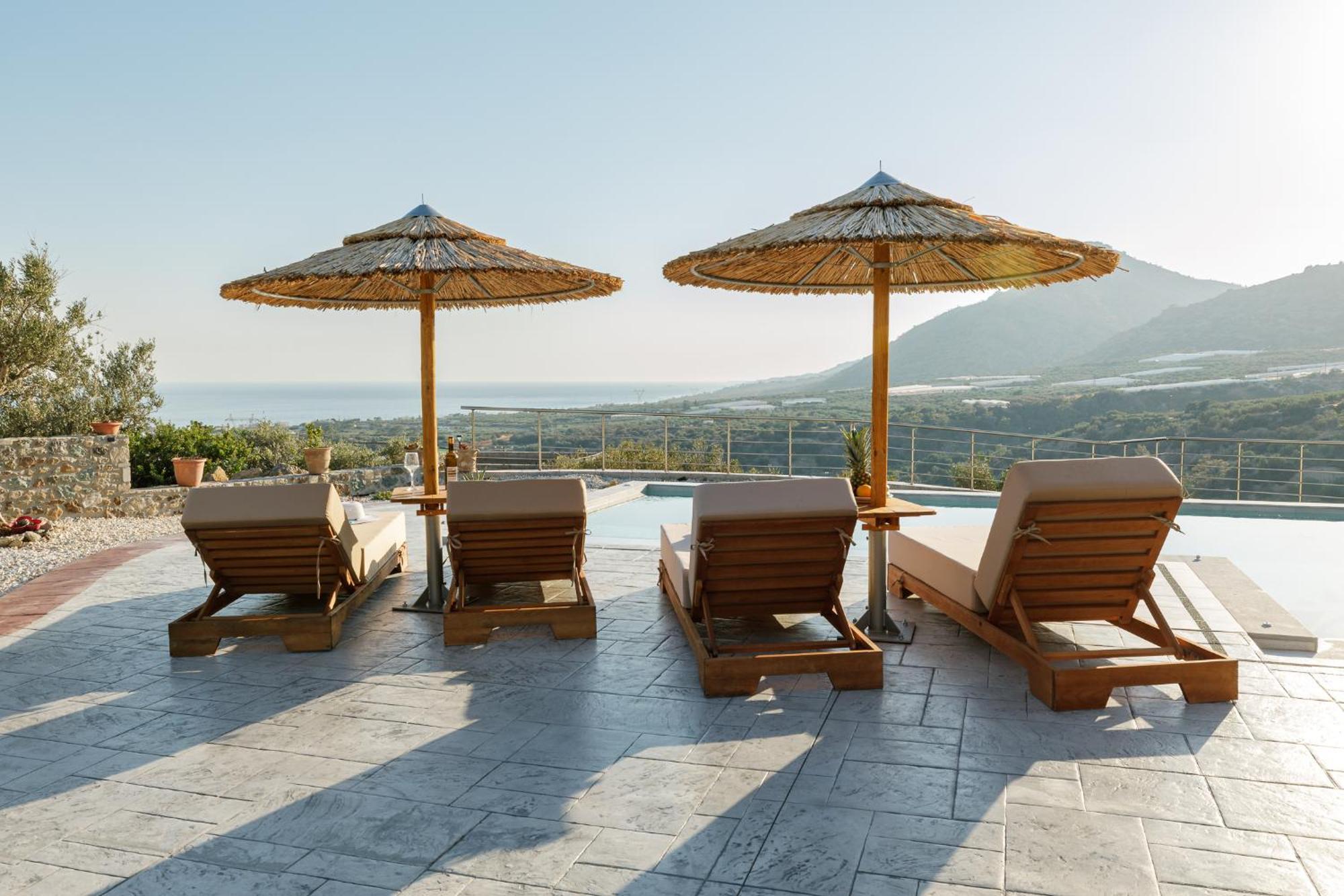 Mediterranean View Villa Makrýgialos Exteriör bild