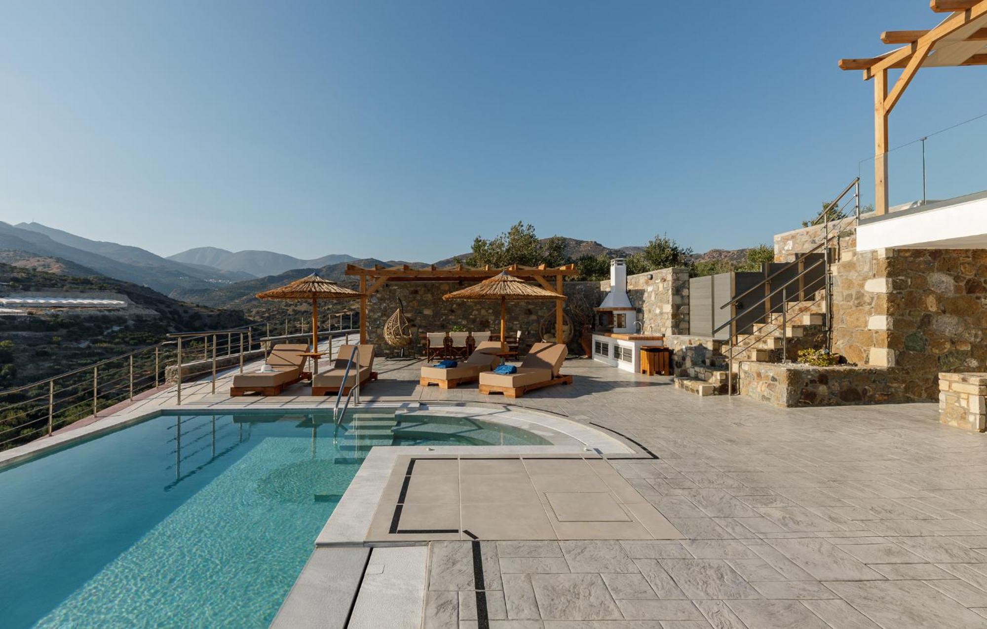 Mediterranean View Villa Makrýgialos Exteriör bild