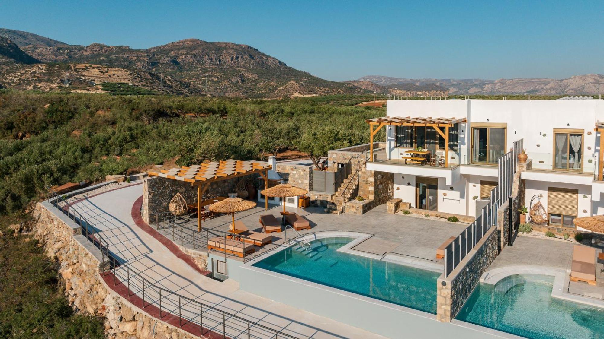 Mediterranean View Villa Makrýgialos Exteriör bild