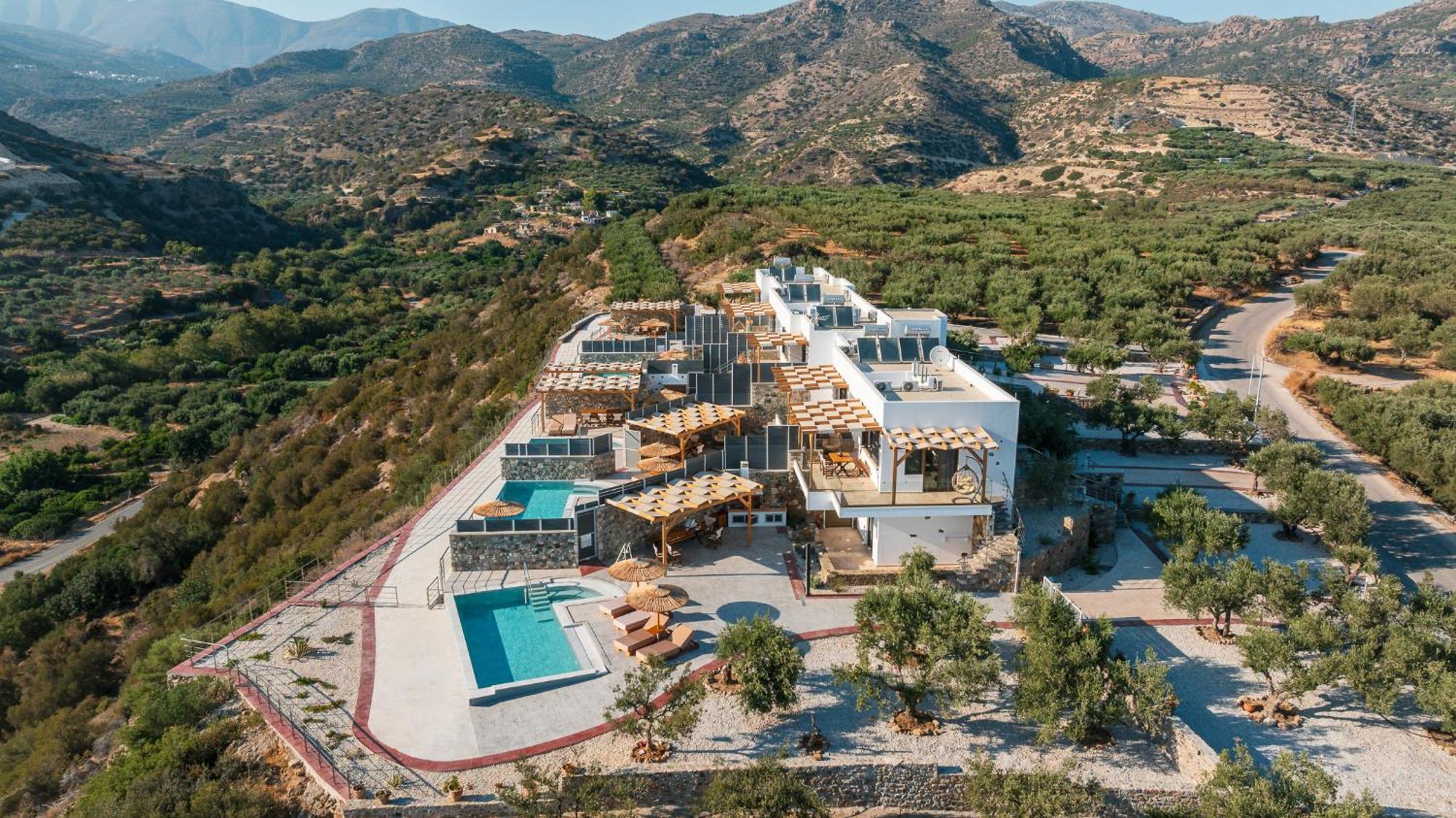 Mediterranean View Villa Makrýgialos Exteriör bild